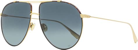 Dior Pilot Sunglasses Monsieur 1 XWY1I Gold/Black/Havana 63mm